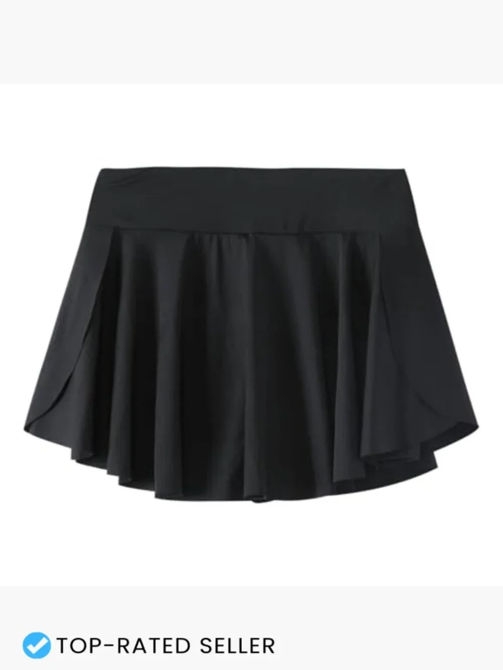 Girls Skort Athletic Tennis Shorts Flowy High Waist with Pocket Kids Sporty
